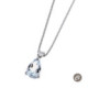 Colgante Aquamarina 0.65Ct y Diamante 0.03Ct GVS CLN011254