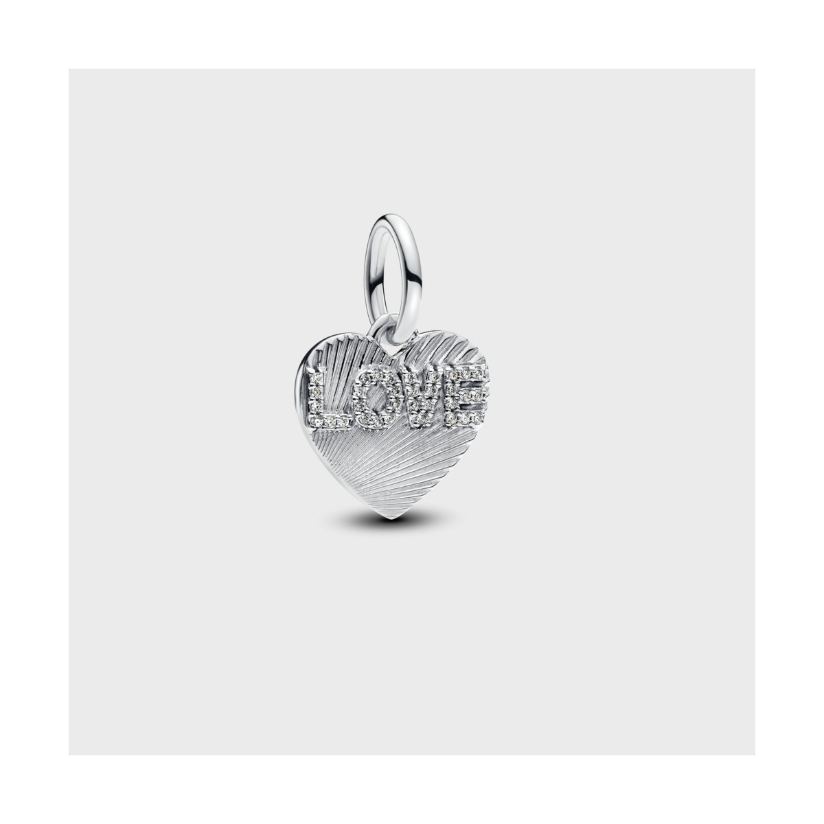 Charm Pandora Colgante Grabable en plata de ley Corazón Amor 793604C01