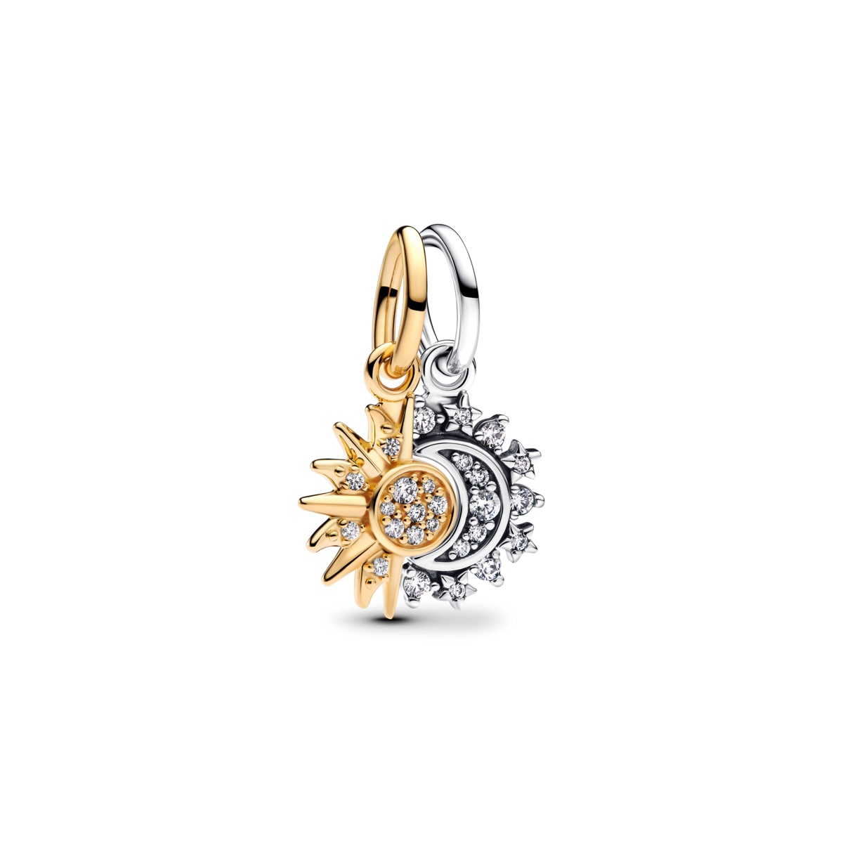 Charm Pandora Divisible. My Sun and My moon. Recubrimiento Oro 14K 763585C01