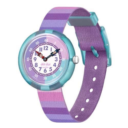 Reloj Flik Flak Stripy Purple FBNP225