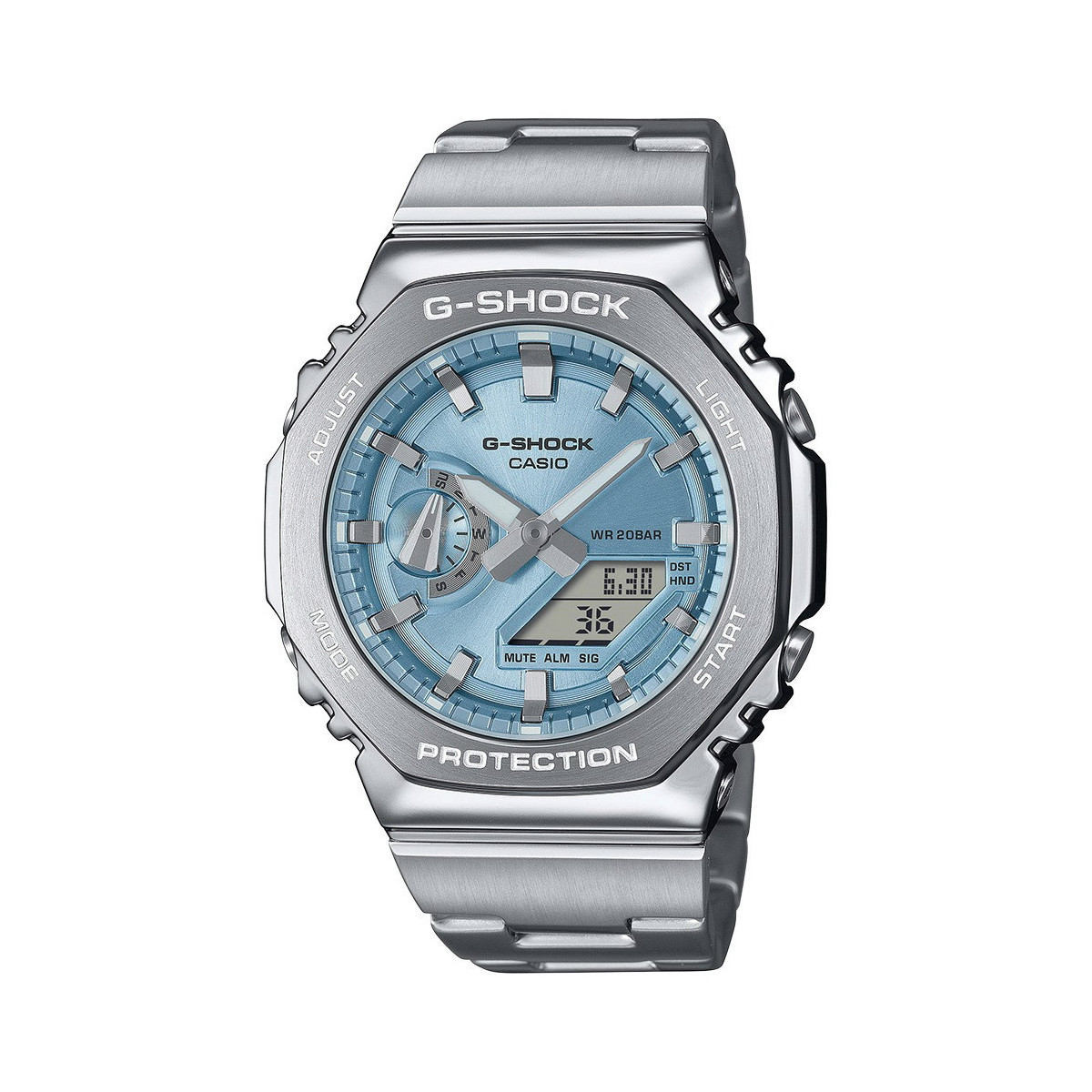 Reloj Casio G-Shock G-STEEL. . Azul Claro GM-2110D-2AER