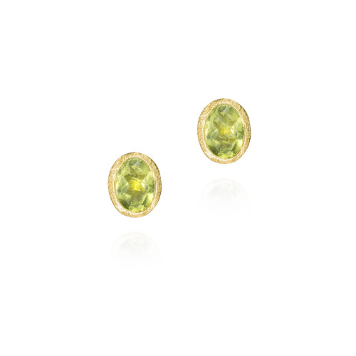 Pendientes Jorge Revilla Genuine Birthstone Collection.  Agosto –  Olivina PE129-103/OLO