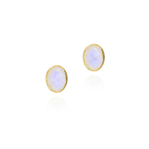 Pendientes Jorge Revilla Genuine Birthstone Collection. Junio – Piedra lunar arcoíris PE129-103/ESO