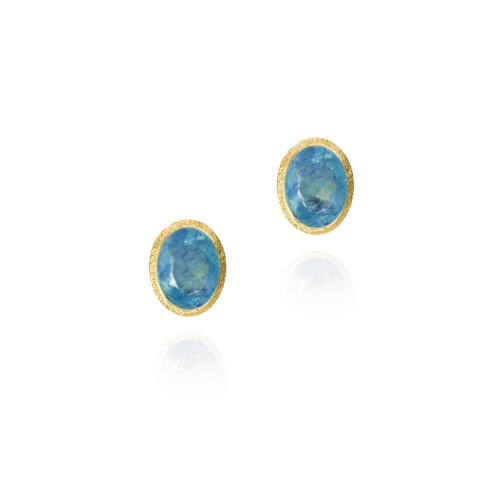 Pendientes Jorge Revilla Genuine Birthstone Collection. Marzo – Aguamarina PE129-103/AGO