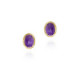 Pendientes Jorge Revilla Genuine Birthstone Collection. Febrero – Amatista PE129-103/AMO