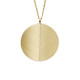 Cadena Fossil Portafotos Dorado Locket Pendant (Harlow) JF04738710