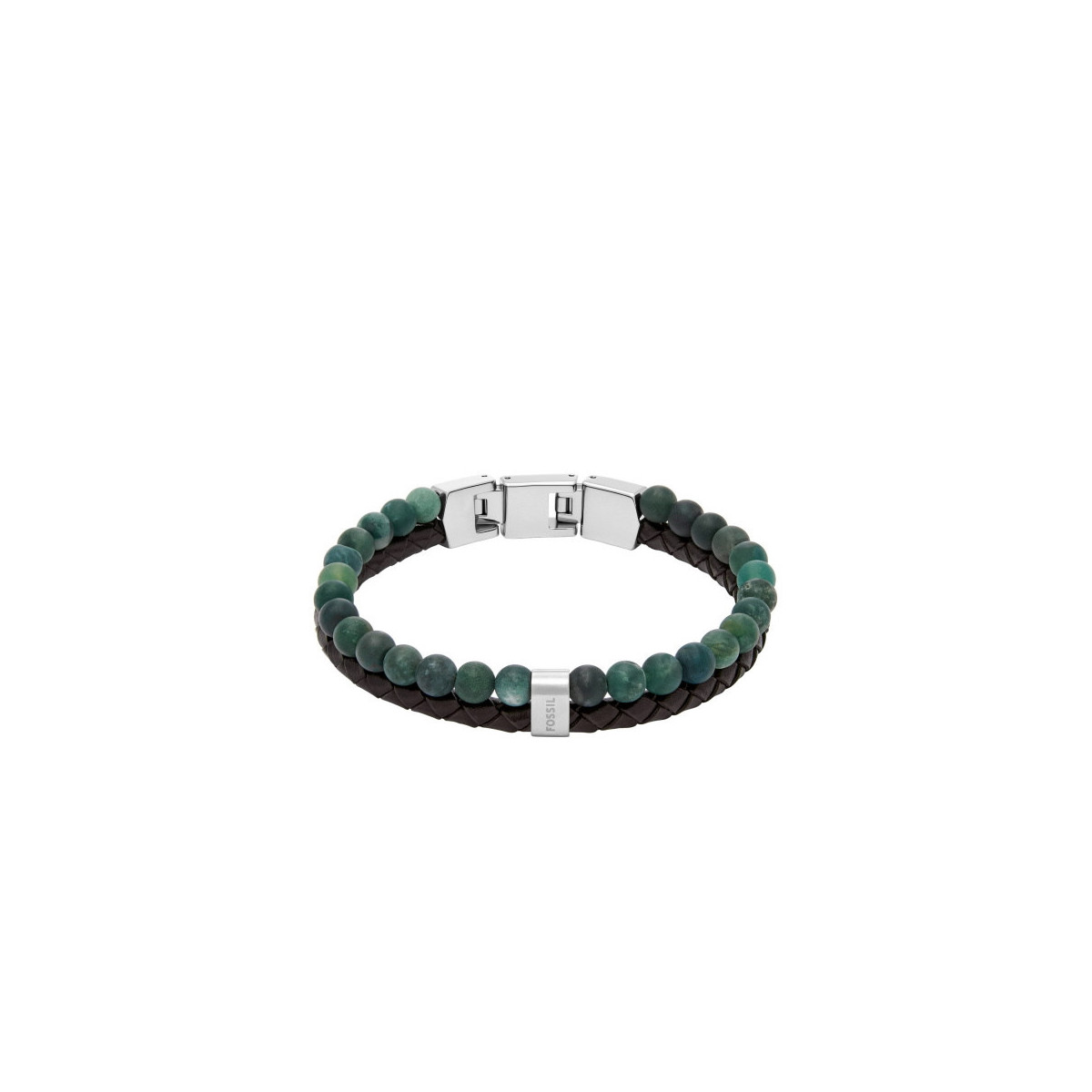 Pulsera Fossil Beads. Verde JF04854040