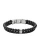 Pulsera Fossil Beads. Negra JF02763040