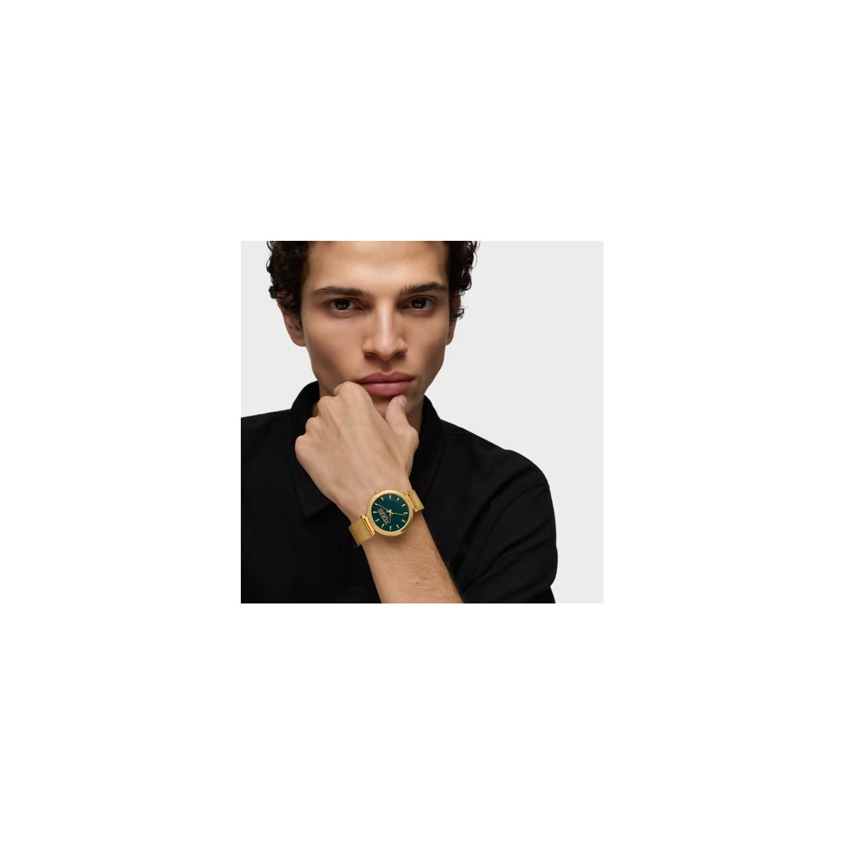 Reloj Tous S-Mesh Mirror Verde y Dorado 3000142600